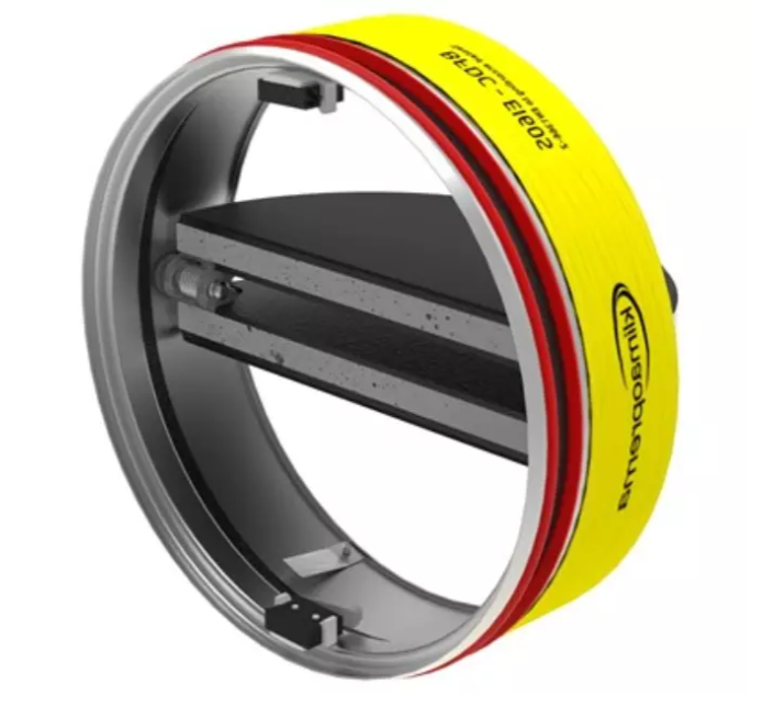 Vlinderbrandklep rond