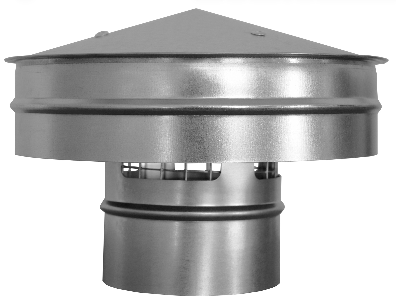 Spiro regenhoed met gaas