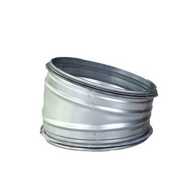 Spiro Bocht 15° Ø 160 mm. SAFE (met rubber)