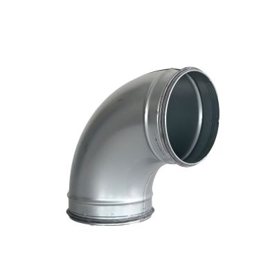 Spiro Bocht 90° Ø 200 mm. SAFE (met rubber)