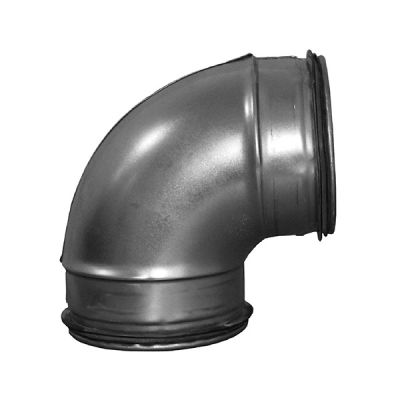 Spiro Korte Bocht 90° Ø 160 mm. SAFE (met rubber)