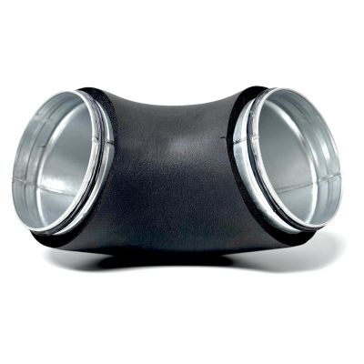 Climaduct 13mm bocht diameter 100 90 graden geisoleerd