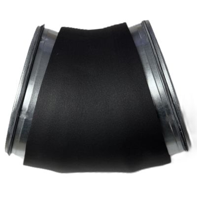 Climaduct 13mm bocht diameter 450 45 graden geisoleerd