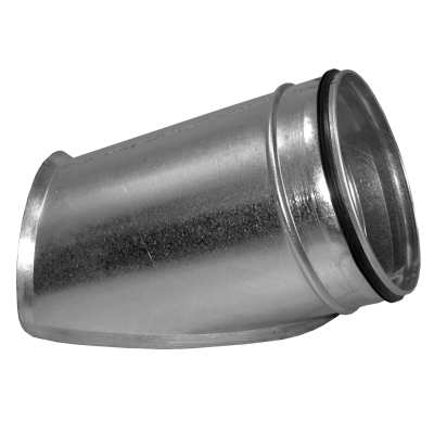 Spiro Zadelstuk 45° Ø 315-315 mm. SAFE (met rubber)