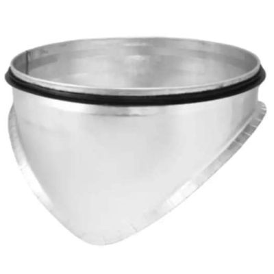 Spiro Zadelstuk 90° Ø 800-200 mm. SAFE (met rubber)